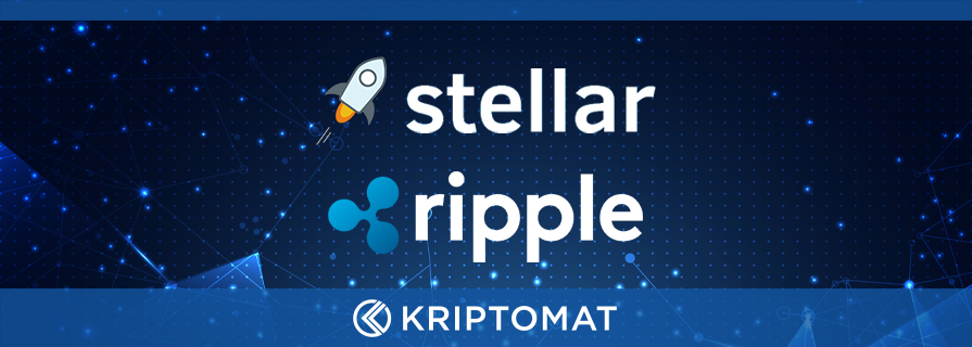kriptomat ripple and stellar banner
