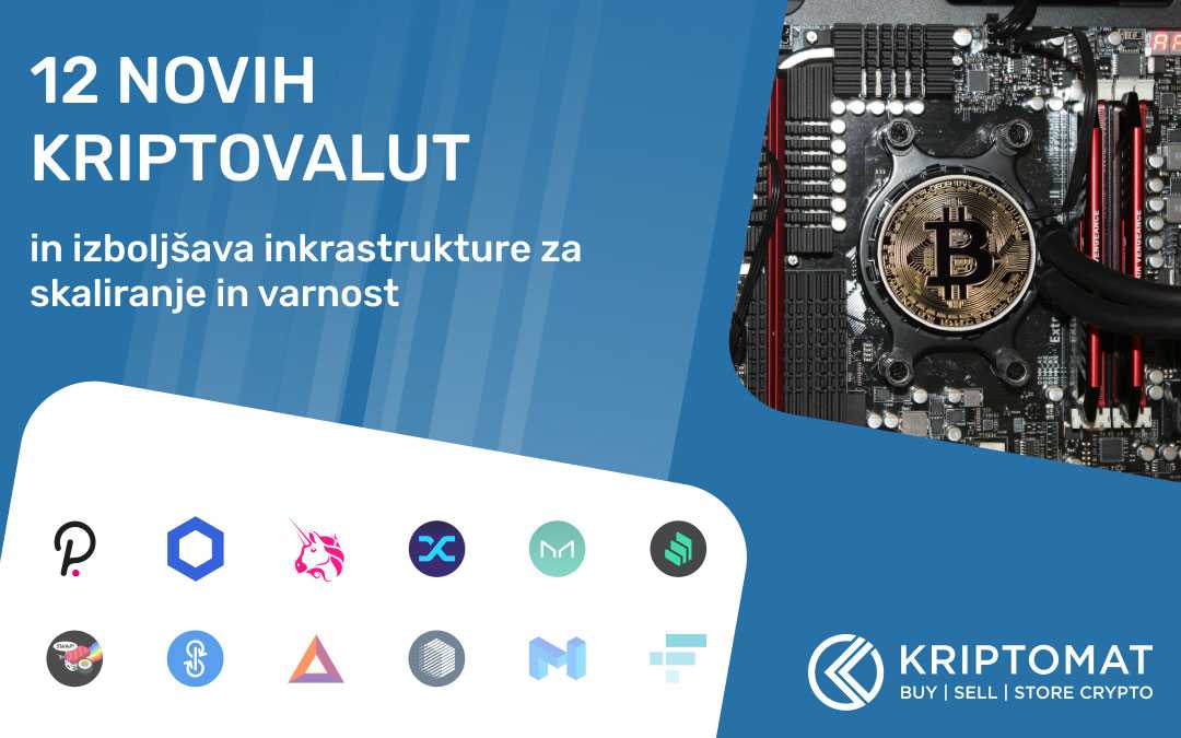 Nova pot naprej: Močnejša varnost, boljše skaliranje in 12 novih kriptovalut