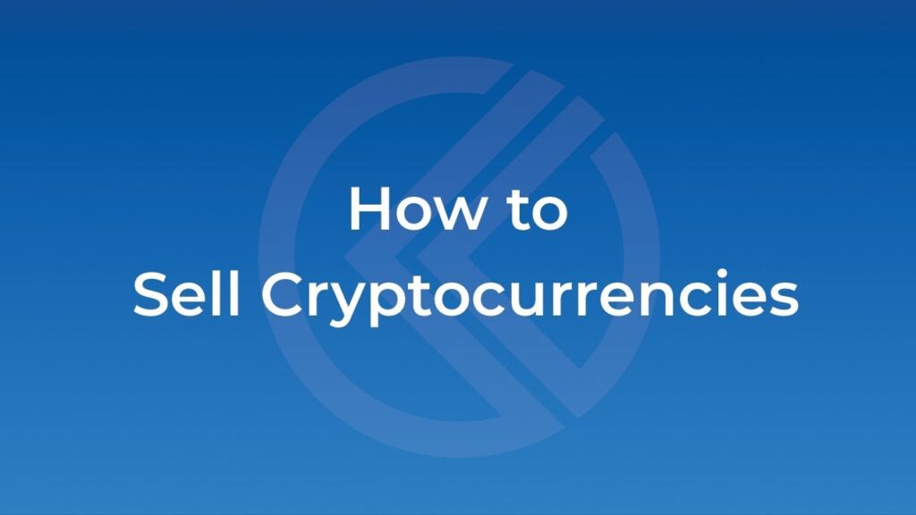 how to sell cryptocurrency fast