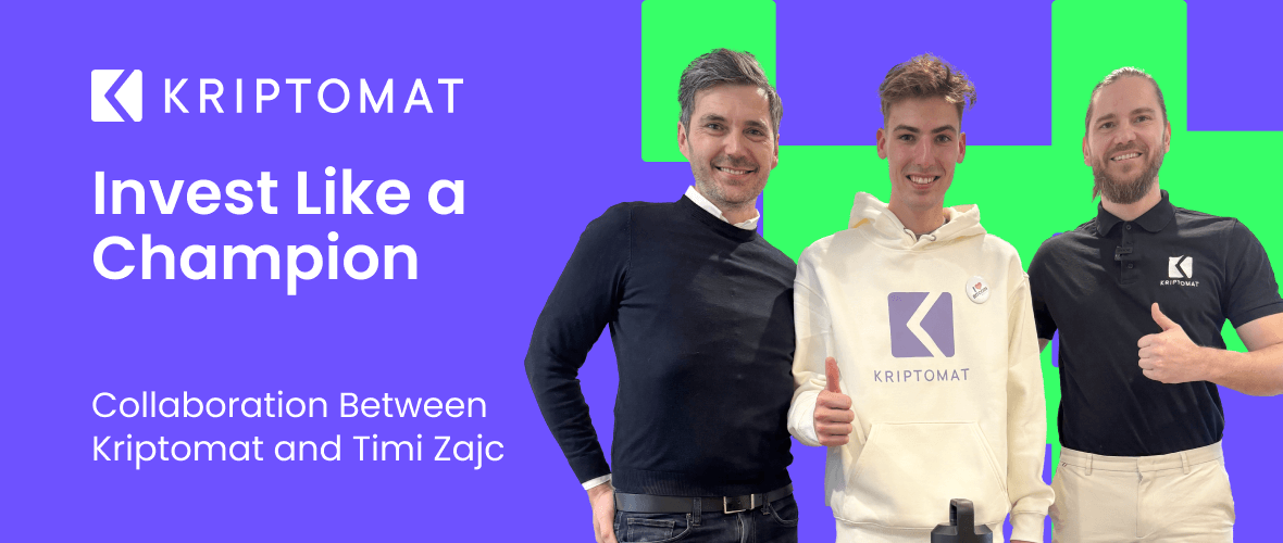 invest like a champion – collaboration between kriptomat and timi zajc