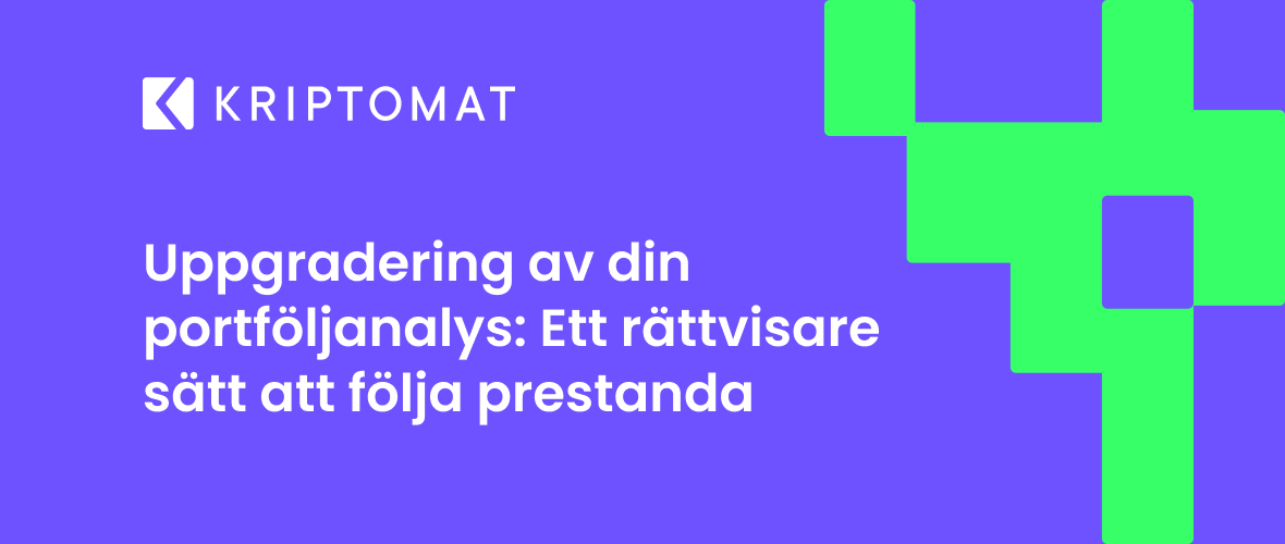 uppgradering av din portföljanalys: ett rättvisare sätt att följa prestanda